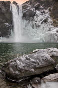 Image of Snoqualmie Falls in Winter