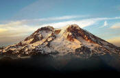 Image of Evening Light on Mount Rainier