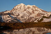 Image of Mount Rainier above Sunset Park