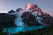 Image of Mount Robson and Berg Lake at dawn