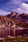 University Peak above Kearsarge Lake