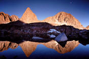 Isosceles Peak reflection in Dusy Basin