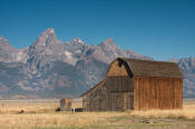 Image of barn below Grand Teton, Grand Teton National Park