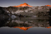 Image ofGlacier Peak reflected in Glacier Lake, Eagle Cap