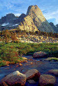 Image of Pingora Peak in Cirque of the Towers, Wind Rivers.