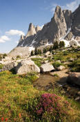 Image of Warrior Peak in Cirque of the Towers, Wind Rivers