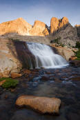 Image of waterfall in Cirque of the Towers, Wind Rivers