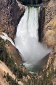 Image of Lower Falls, Yellowstone National Park.