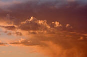 Image of dramatic clouds, Yellowstone National Park.