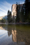 Image of El Capitan Reflected in Merced River