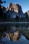 Image of Cathedral Spires Reflection